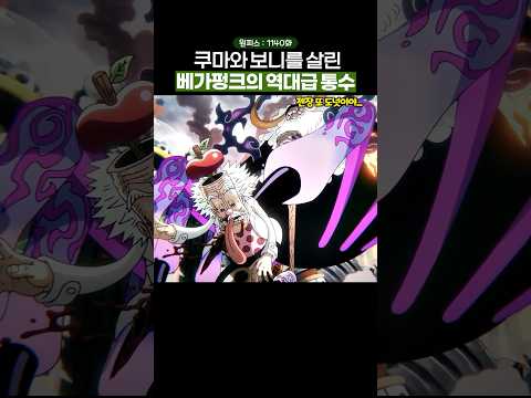 쿠마와 보니를 위해 도넛이 된 베가펑크… #원피스 #onepiece