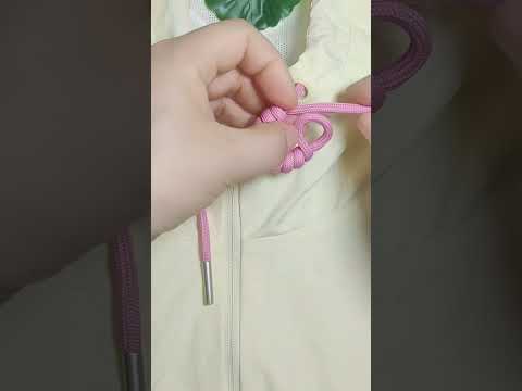 Creative Hoodie String Weaving Tutorial Turn Hoodie Strings into a Cute Pumpkin Design #diy