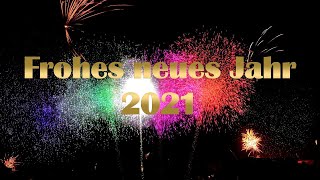 Frohes neues Jahr 2021 🎆 Neujahrstag 2021 🍾 Neujahr 2021 🎉 Happy New Year 2021 - Feuerwerk