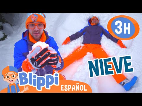 Jugando en la nieve con Blippi ❄️ | Blippi Español | Videos educativos para niños | Aprende y Juega