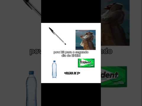 O Kit do Enem tá pronto...😂🙏🤓 #enem #escola #prova #humor #comedia #viral #memes #funil #shorts