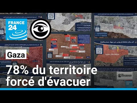 A Gaza, 78% du territoire touché par des ordres d'évacuation de l'armée israélienne