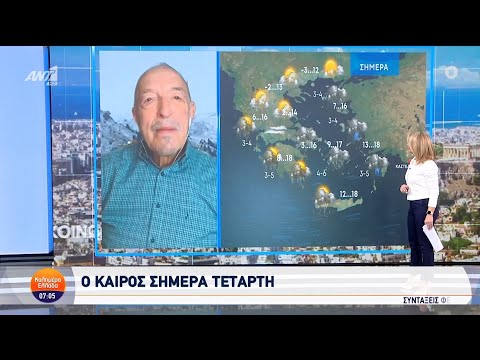 Καιρός - Καλημέρα Ελλάδα - 22/01/2025