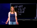 Square Roots and Negative Values