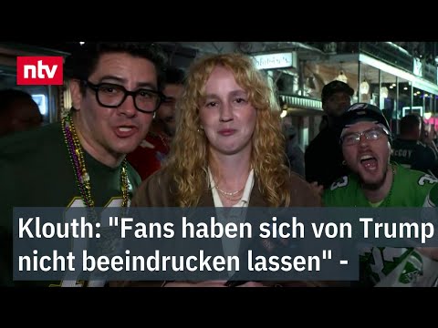 Super Bowl: "Fans haben sich von Trump nicht beeindrucken lassen" - Klouth nach dem Finale