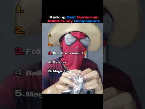 Funniest Spiderman ASMR #shortsfeed #SpidermanASMR #Spiderman