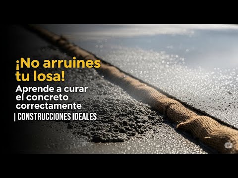 🔍 La importancia del curado en el concreto en una losa | CONSTRUCCIONES IDEALES