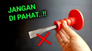 Trik bobok tembok agar lebih cepat dan rapi tanpa menggunakan pahat