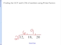 Finding GCF and LCM with the Cake Method