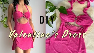 DIY Valentine's Cutout Dress/ Sewing Pattern Available