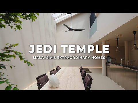 Transforming a Terrace House Into a Cave-Like Home | Jedi Temple | Malaysia Architecture