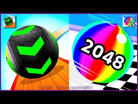 SATISFYING MOBILE GAME: BALL RUN 2048 | GOING BALLS GAMES Gameplay WALKTHROUGH IOS ANDROID LIVE🔴