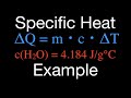 Specific Heat and Energy Calculations