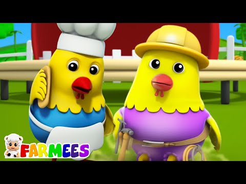 Cinco Gallinas Gordas  Saltando Sobre La Cama  Rimas Infantiles Para Niños