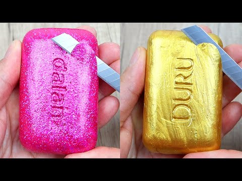 Relaxing Soap Cutting ASMR. Satisfying Soap and lipstick cutting. Corte de jabón - 968