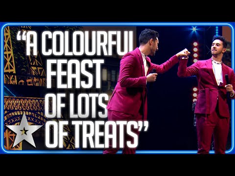 "Absolutely DELICIOUS!" Les French Twins give a FEAST for the eyes! | Magic | Britain's Got Talent