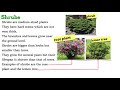 Plant Characteristics and Growth Types