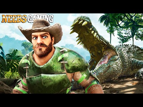 Giant Snapping Crocodiles!!! - Ark Survival Ascended