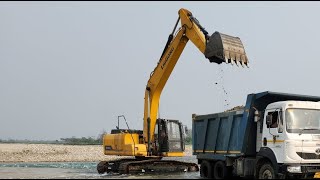 EXCAVATOR DUMPER WORKING VIDEO #jcb #tractor #shorts
