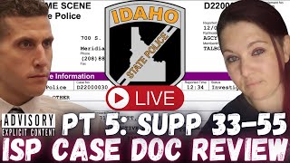 👮Idaho State Police King Rd / Kohberger Case Documents Release FULL READ THROUGH | Part 5