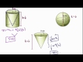 Comparing Volumes of 3D Shapes