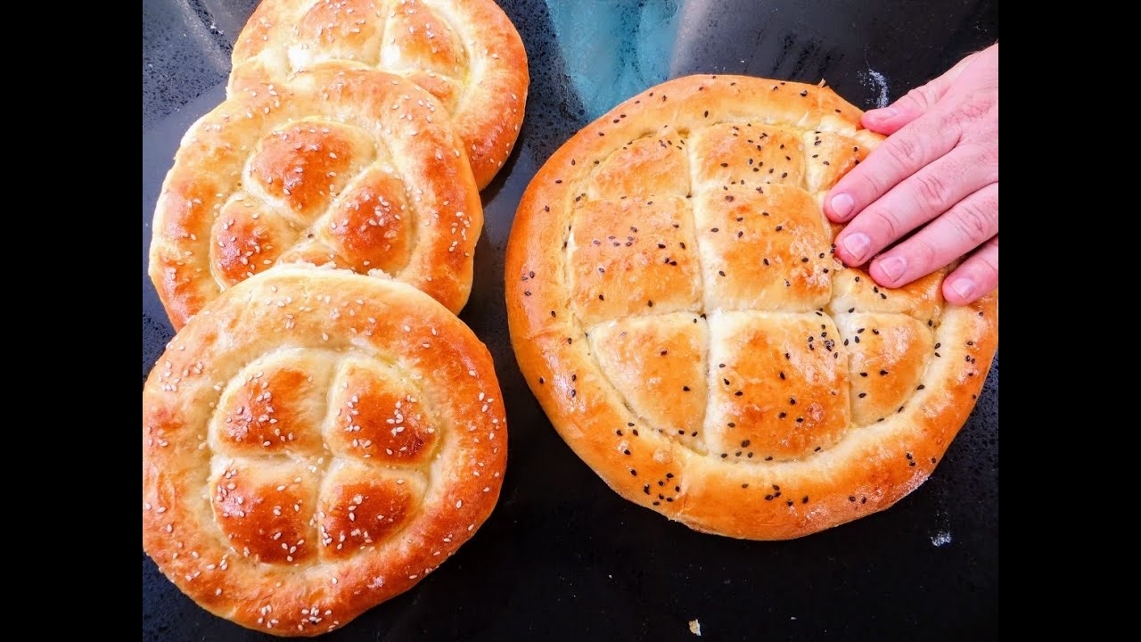 Турецкая лепешка - красивая, вкусная и простая в приготовлении