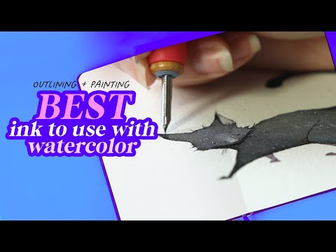 Best Ink to Use with Watercolor and Why