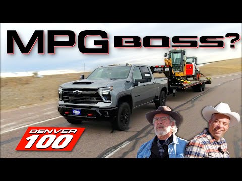 We MAX OUT The 2025 Chevy Silverado HD Trail Boss On The Denver 100 MPG Loop!