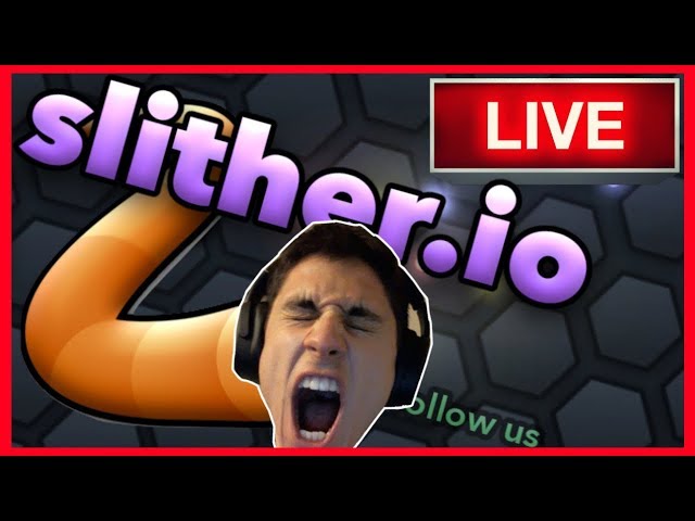 HILARIOUS SLITHER.io Live Stream! ? | The Frustrated Gamer | Weekly Slither.io Livestream!