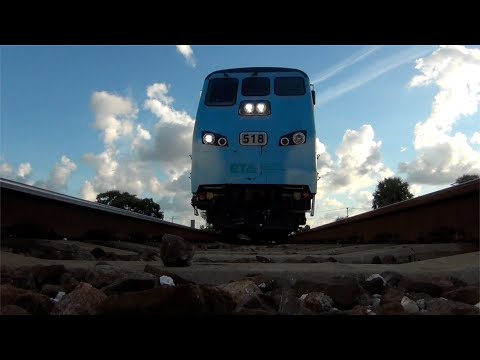 POV Of Train  From Track Perspective - October 2013