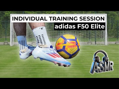 Individual Soccer Training Session In Adidas F50 Elite