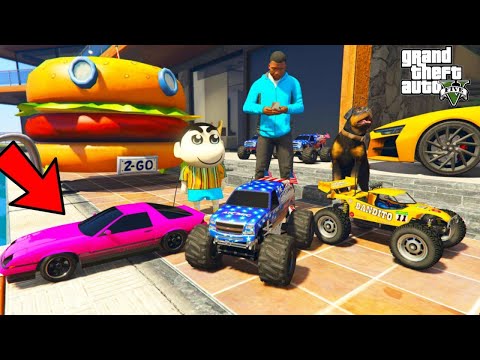 Franklin Gifting SUPER RC TOY CARS To Shinchan in GTA 5