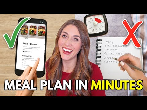 5-Minute Meal Planning Hack (never stress about dinner again!)