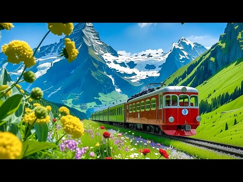 World’s Most Scenic Train Journey in Switzerland🇨🇭Grindelwald Valley