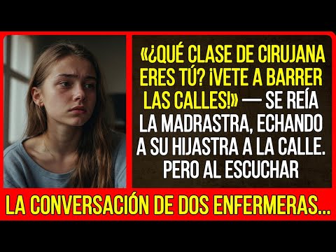 «¿Qué clase de cirujana eres tú? ¡Vete a barrer las calles!» — se reía la madrastra...