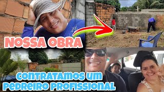 CONTRATAMOS PEDREIRO PROFISSIONAL PARA NOSSA OBRA DA CASA #Rotinadiária #construção