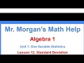 Understanding Standard Deviation Concepts