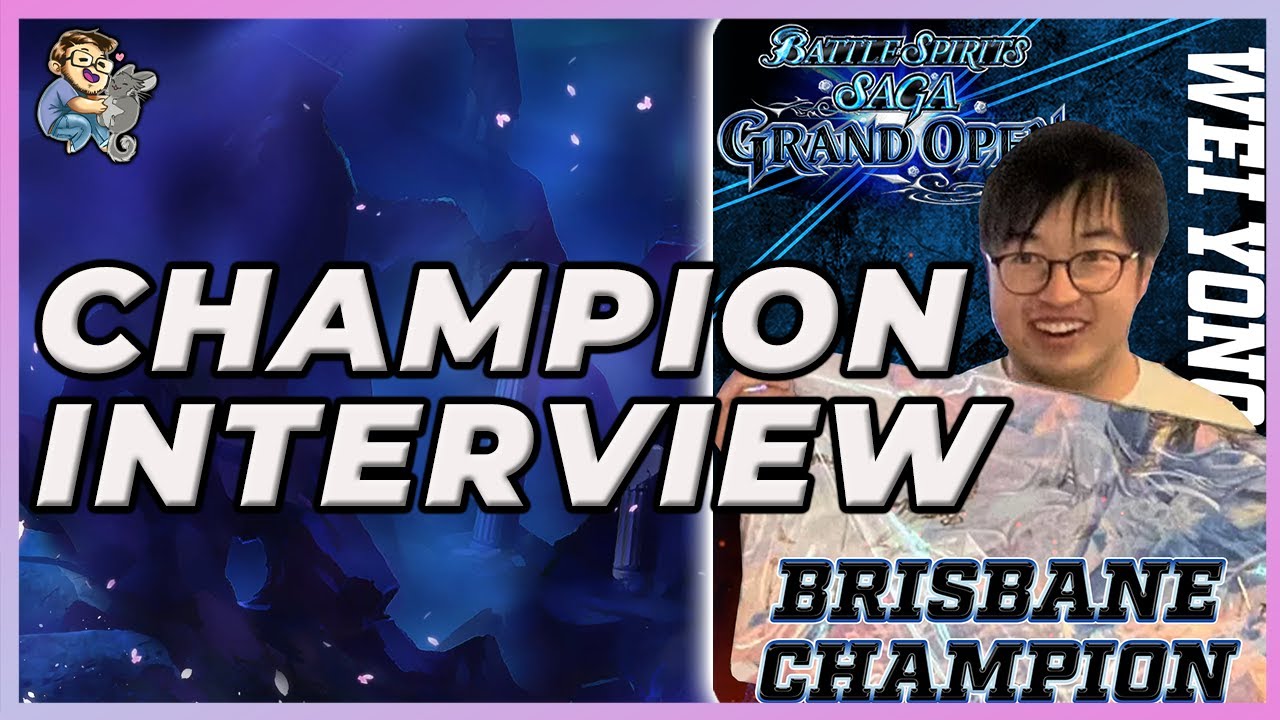 Brisbane Grand Open Winner Interview w/ Wei Yong! | Battle Spirits Saga  Aquatic Invaders Meta