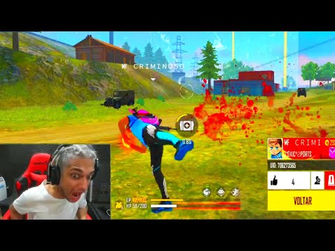 EL GATO BATE X1 COM ALEATÓRIO MELHOR DO MUNDO! FOI CONTRATADO NA HORA - FREEFIRE