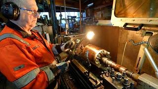 Straightening Motor Shaft with Oxy-Acetylene Flame | Feat. My Dad Timo!