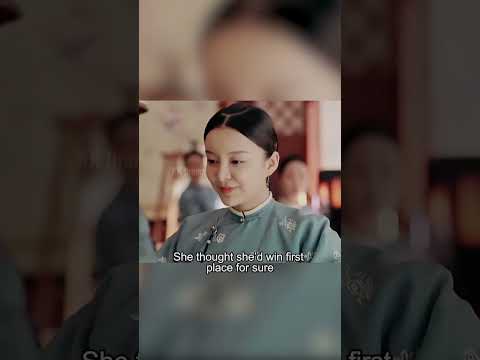 This servant girl passed her embroidery exams thanks to her kind partner's help.#cdrama  #shorts