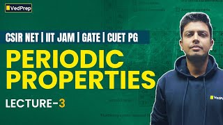 Periodic Properties Lecture 3| IIT JAM, CSIR NET, GATE | Demo for Sanskar & Super Batch | VedPrep