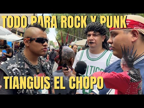 DESCUBRIENDO EL TIANGUIS DEL CHOPO PURO ROCK Y PUNK.