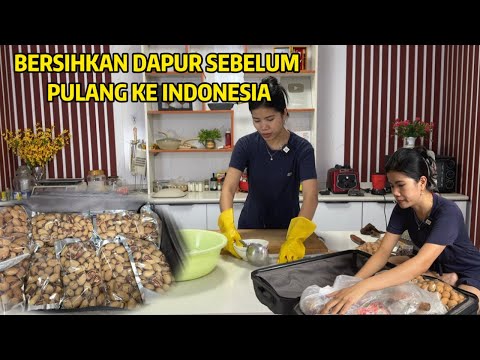 PACKING BARANG2 & BERSIHKAN DAPUR SEBELUM PULANG KE INDONESIA