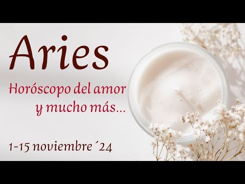 ARIES🌹TE VA A SORPRENDER este...💥ENREDO AMOROSO 🤦‍♀️😱HORÓSCOPO AMOR 1-15 NOVIEMBRE ´24