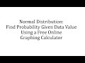 Understanding Normal Distribution with a Graphing Calculator
