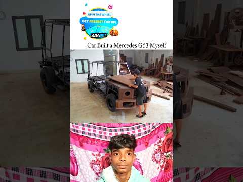 Part 3 Car 🏎️ Built a Mercedes Myself #shorts #car