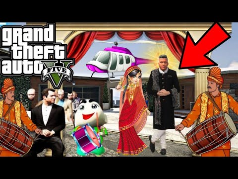 FRANKLIN TOUCH ANYTHING BECOME GOLD || EVERYTHING IS FREE IN GTA 5 | FRANKLIN KI SHAADI | SNAKERIFLE