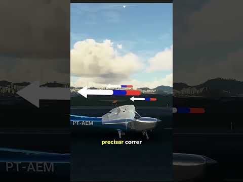 O avião está parado no ar?