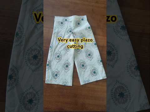 Very easy plazo cutting| 5 मिनट में प्लाजो कटिंग करें।#yt #plazo #plazocutting #sewing #sewingtips